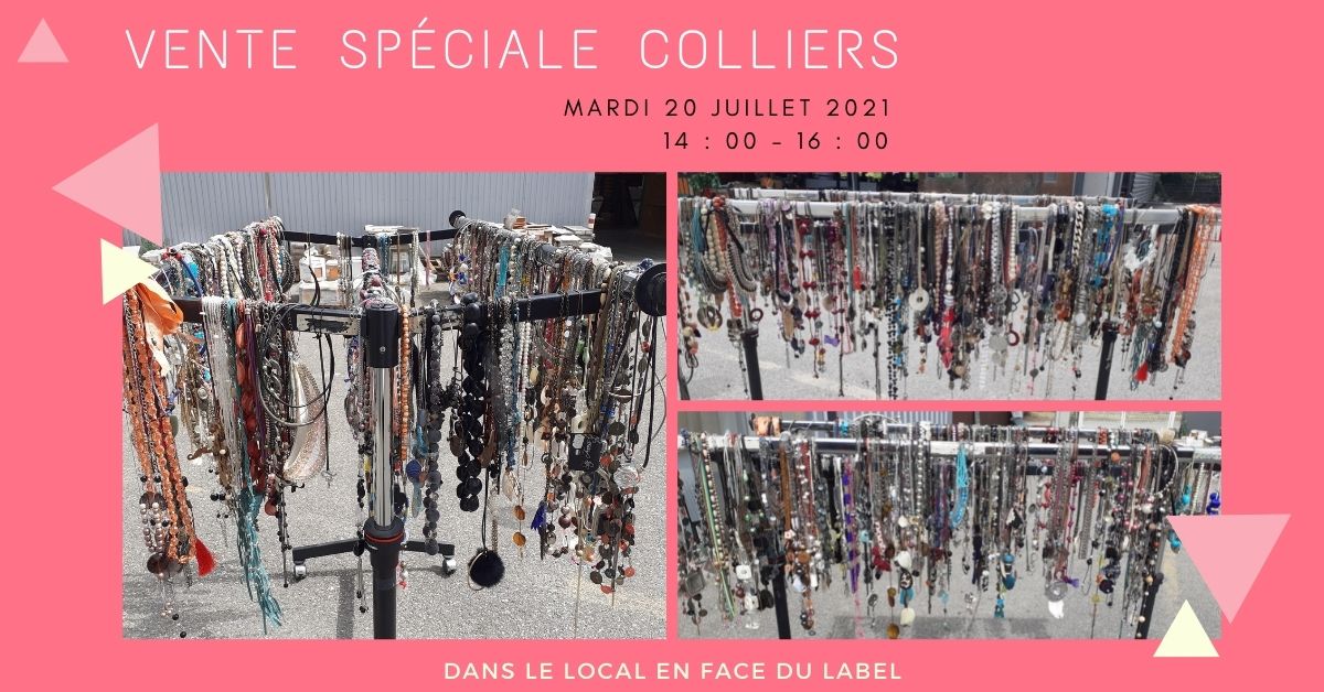 Vente spéciales colliers